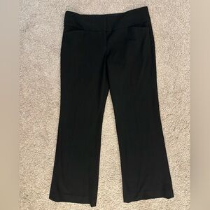 Express Editor Black Straight Leg Pants